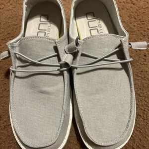Hey Dude Light Gray Loafers